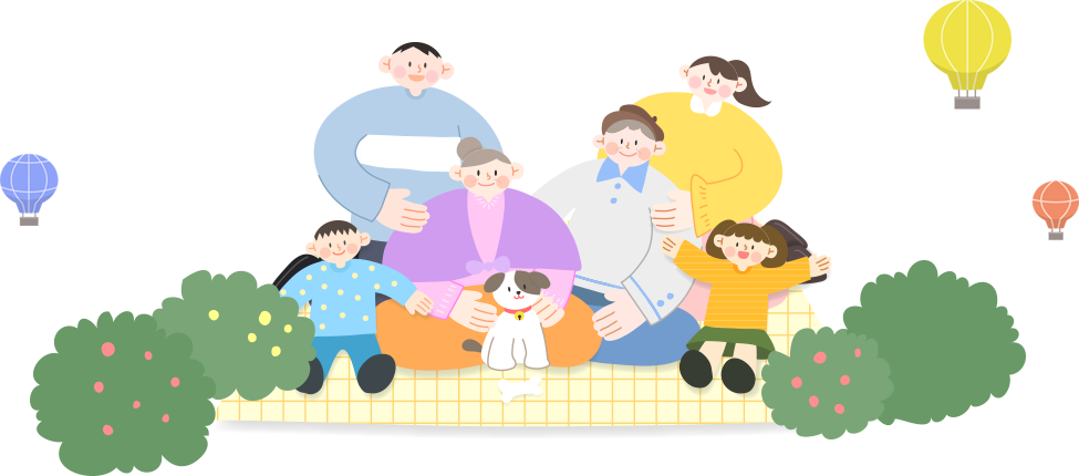 가족 관련 일러스트